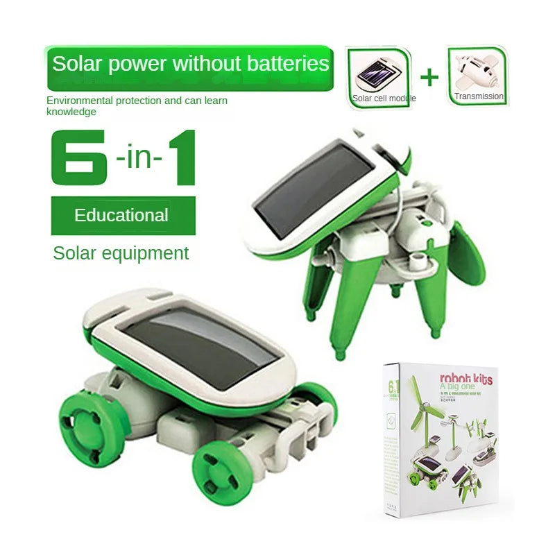 Pre Teen 6 in 1 DIY Solar Robot Kits